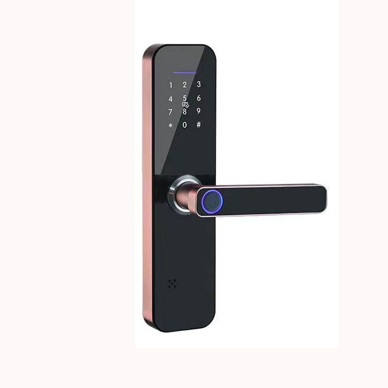 Apartment Office Wooden Door Electronic Fingerprint Lock with WiFi and TTLOCKAPP Integration&quot;