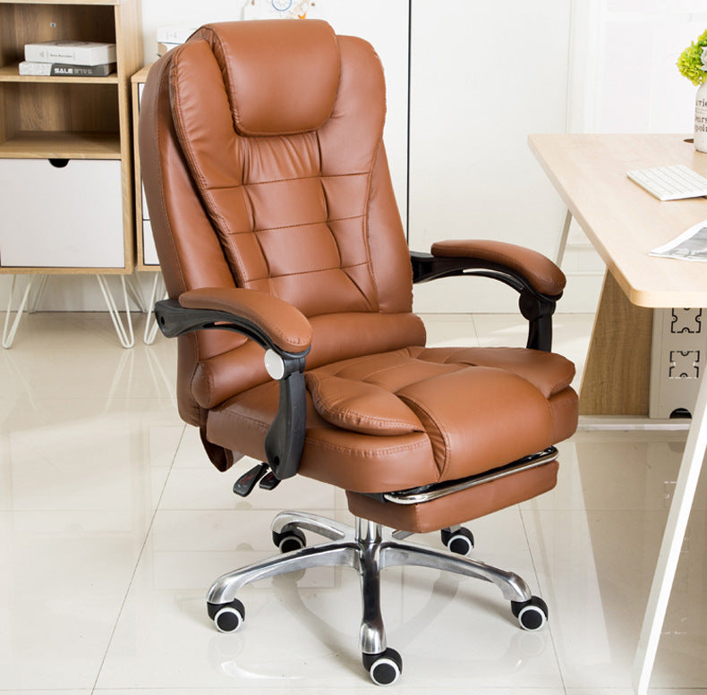 Ergonomic Office Chair Recliner with Lift and Swivel Function for Home and Computer Use